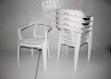 Alquiler de Sillas Sancho sillas blancas de plástico